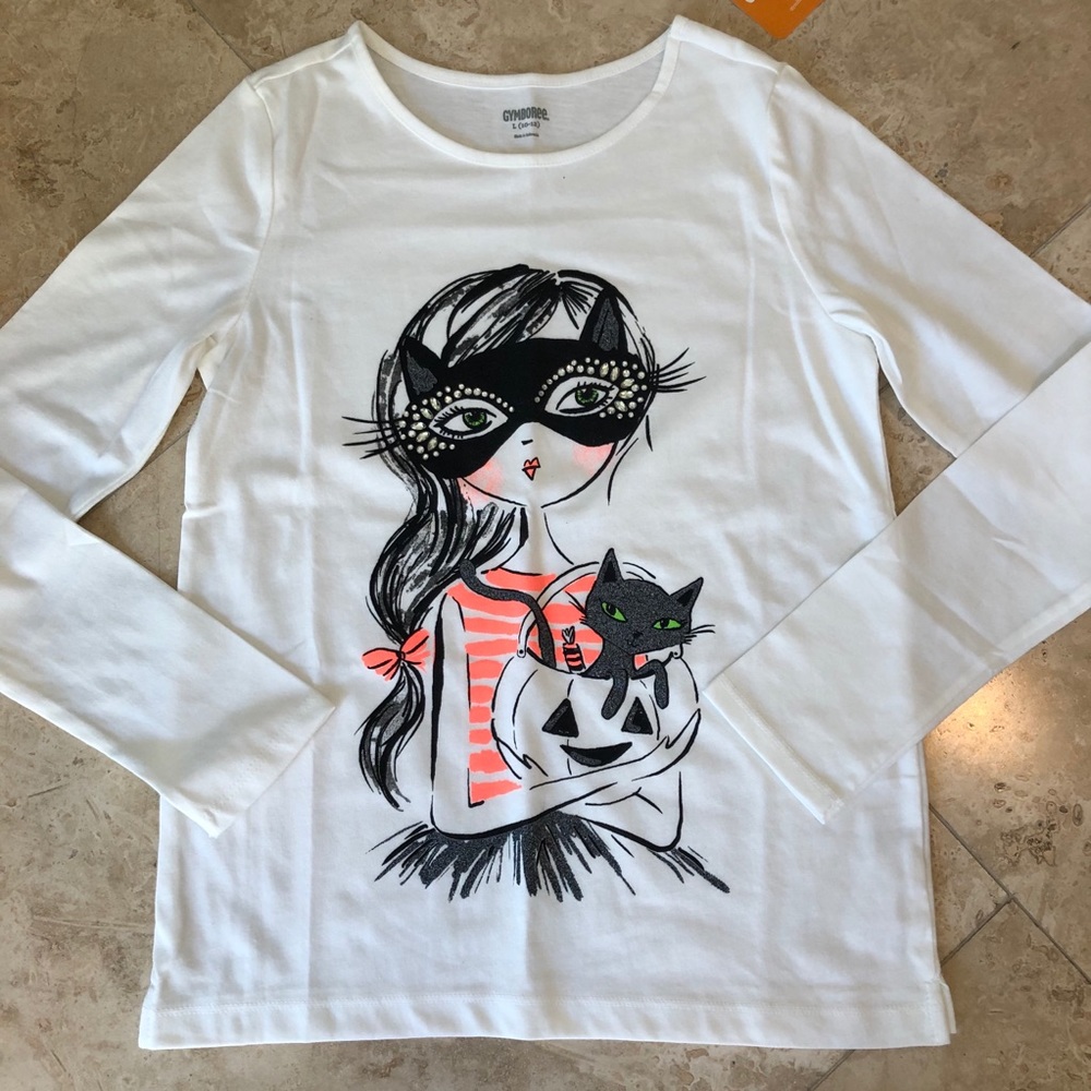 HP Gymboree long sleeve Halloween t-shirt - Picture 1 of 4